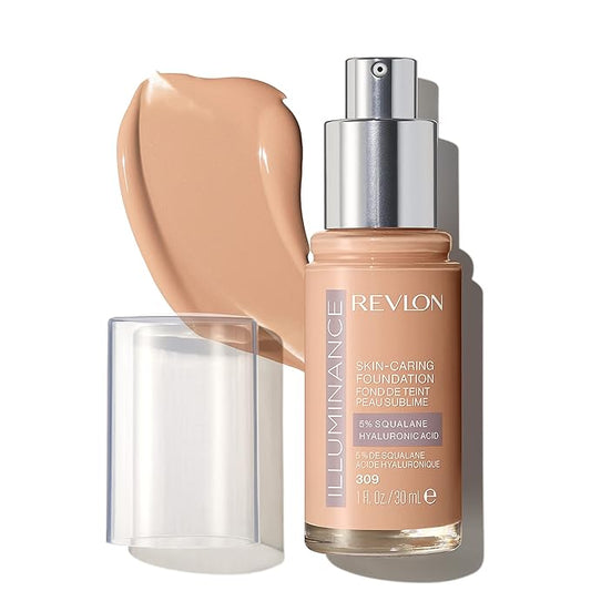 Revlon Illuminance Skin-Caring Liquid Foundation, Hyaluronic Acid, Hydrating of 1)