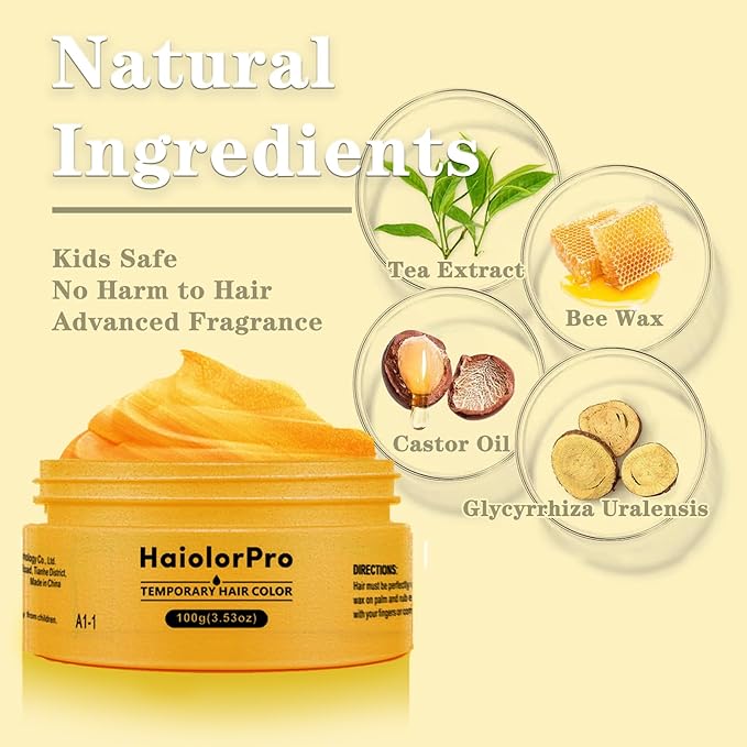 Blonde Hair Color Wax, Temporary