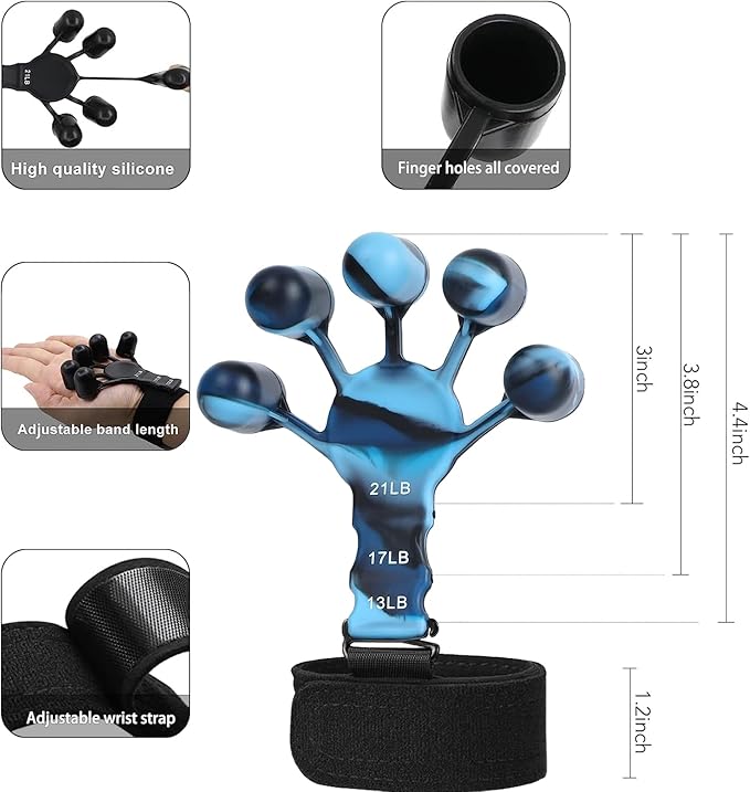 Gripster, 2PCS Hook Grip Strength Trainer 2023 Upgraded