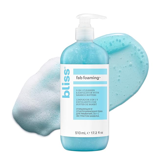 Bliss Pro Fab Foaming 2-In-1 Cleanser and Exfoliator Foaming