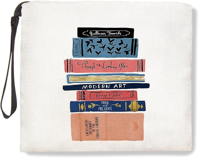 Book lovers gifts makeup bag