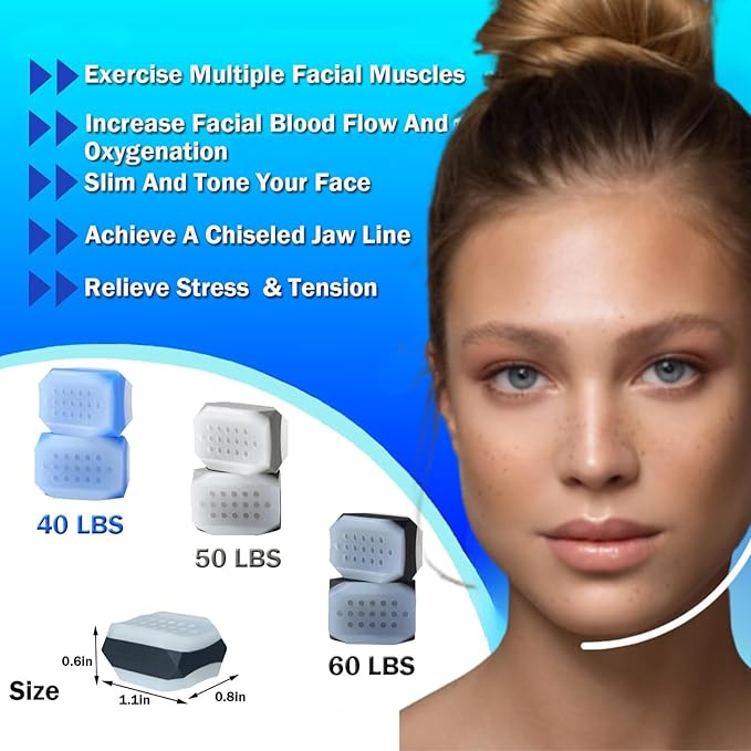 ZOHA Jaw line Exerciser - Facial Toning 3 Resistance