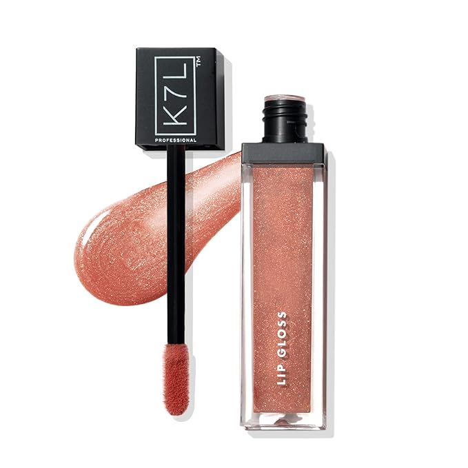 K7l dark pink glitter lip