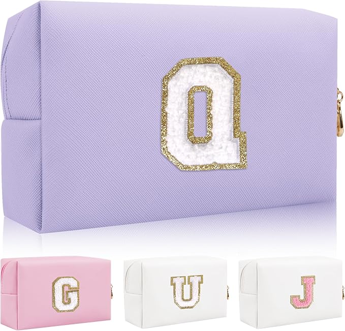 Personalized initial letter patch makeup