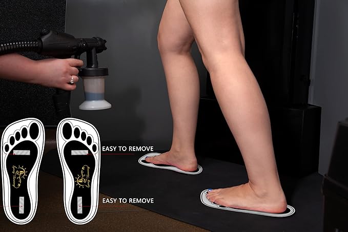 25Pairs(50 Feets) Disposable Black Spray