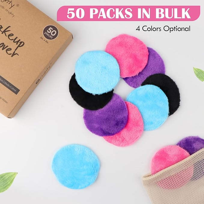Orighty microfiber makeup remover pads