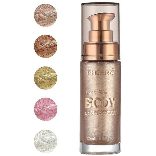 PHOERA Body Luminizer Highlighter, Waterproof Moisturizing and Glow