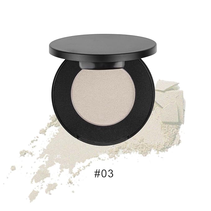 Face Highlighter Powder Palette, Glossy Glitter Illuminator Powder, Highlighter 3