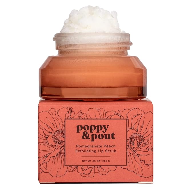 Poppy & Pout Natural Lip Scrub,