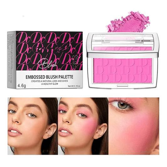 MAEPEOR Embossed Blush 6 Colors Smooth Blendable Face