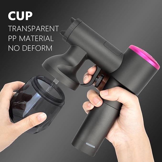 Cordless Spray Tan Machine Portable Beach Tanning Machine Hose-less and Rechargeable Airbrush Tan Machine Self-Tanners With Carry Case Used for Beach Tan Home Tan Salon DIY Tan Mobile Tan