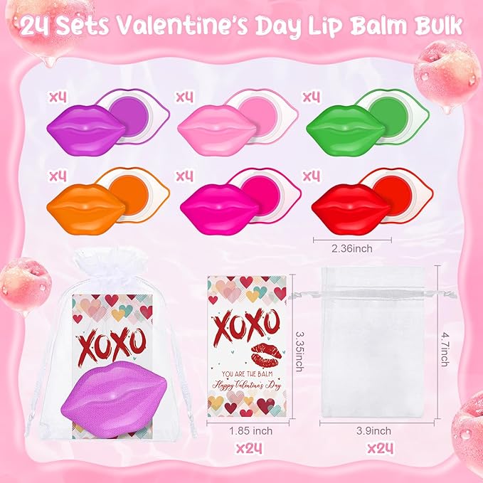 24 Sets Valentine's Day Card