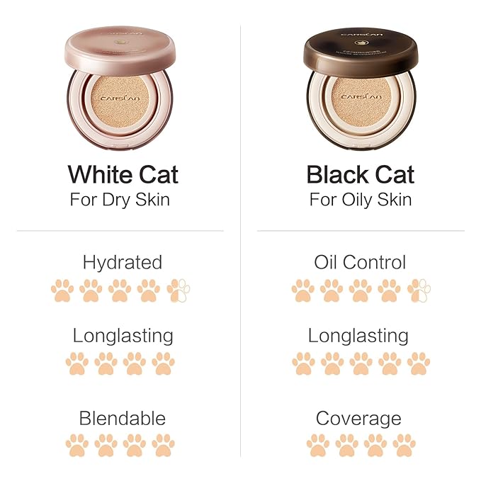 Moisture Air Cushion Cream Face Foundation Makeup, Lightweight,