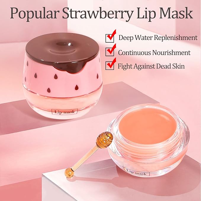 Strawberry Lip Sleeping Mask, Lip Mask
