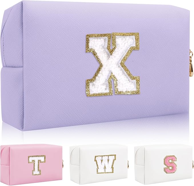 Personalized initial letter patch makeup