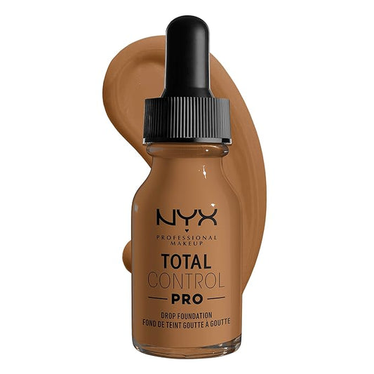 NYX PROFESSIONAL MAKEUP Total Control Pro Drop Foundation, - Nutmeg