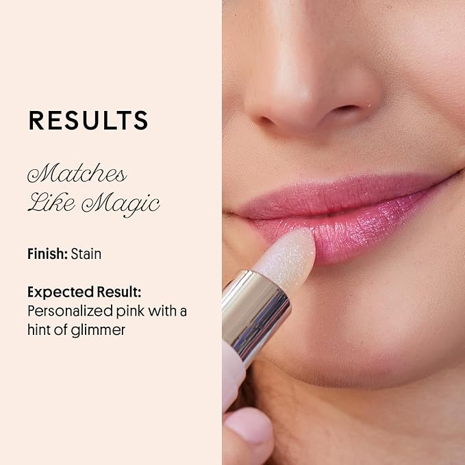 Winky Lux Glimmer Balm, pH Lip, Color Changing Lipstick and Tinted Lip, Vegan & Cruelty Free Lip Balm, Hydrate & Plump, Pink Shimmer Lipstick, Unicorn