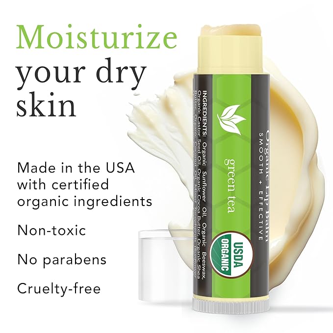 Natural Lip Balm Chapstick Pack -