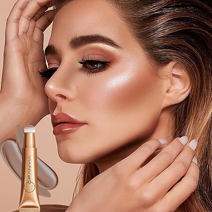 Bronzer Stick,Luxsea Brown Contour Beauty Wand,Liquid Contouring Stick