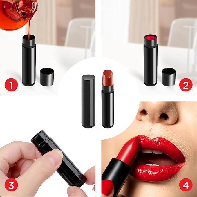 25PCS 3/16 Oz (5.5 ml) Twist Black