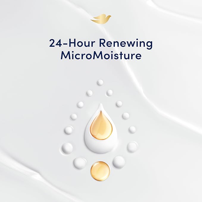 Dove Body Wash Unwinding Blueberry & Moon Milk, 4 Count for Renewed, Healthy Looking Skin, Moisturizing Gentle Skin Cleanser with 24hr Renewing MicroMoisture, 20 oz