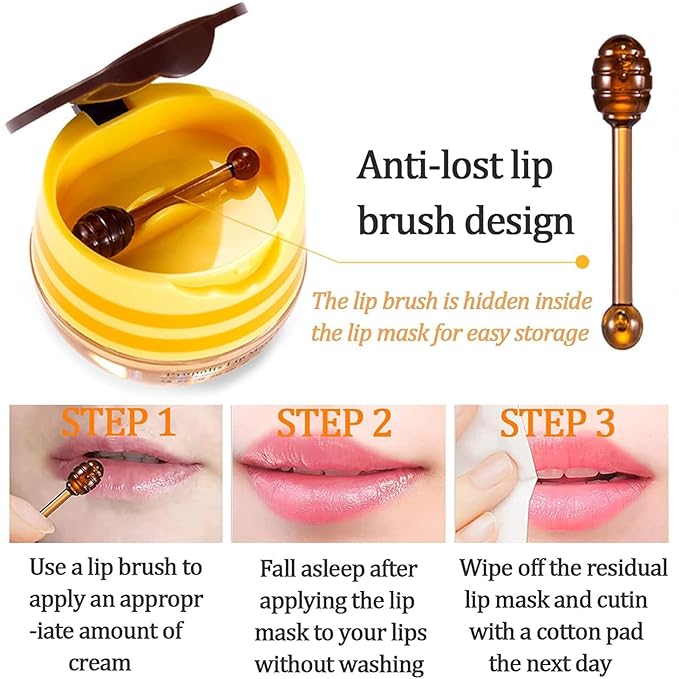 3 PCS Lip Balm Honey Pot, Gifts