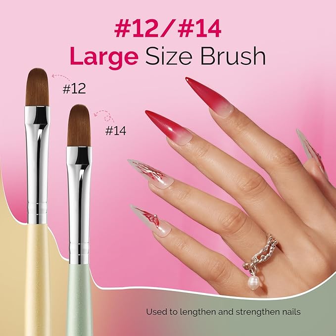 Melodysusie gel nail brush 7pcs