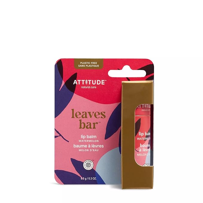 ATTITUDE Plastic-free Lip Balm, EWG Verified