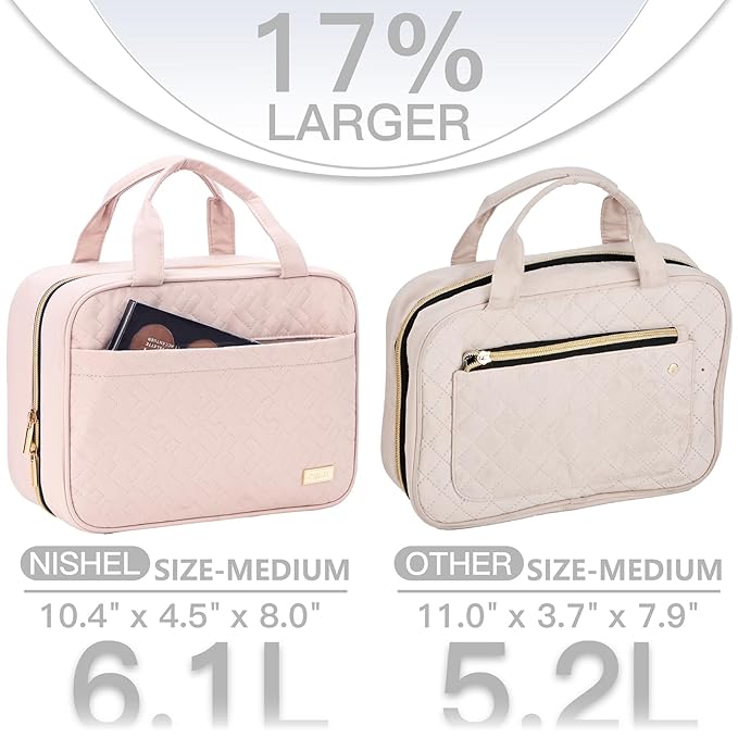 Nishel travel toiletry bag for