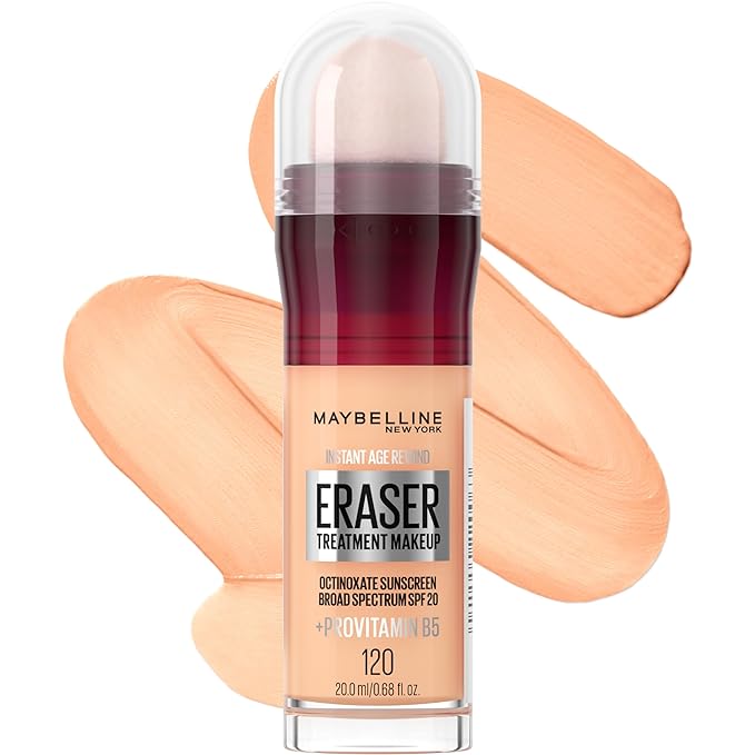 Maybelline Instant Age Rewind Eraser Treatment Makeup with 1 Count