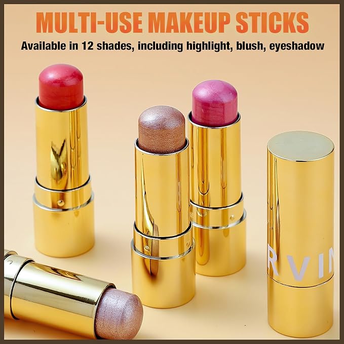 MIELIKKI Cream Blush Stick, Contour Stick Makeup, Shades Blush #03