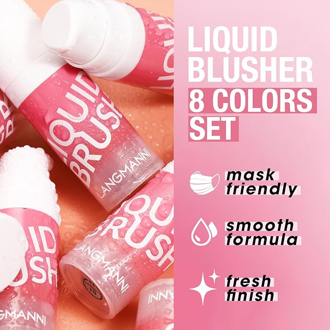 Liquid Blush Makeup Cream Blush For Cheeks Natural Velvet Texture(03#)