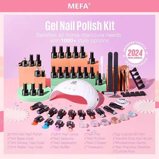 Mefa 32 colors gel nail