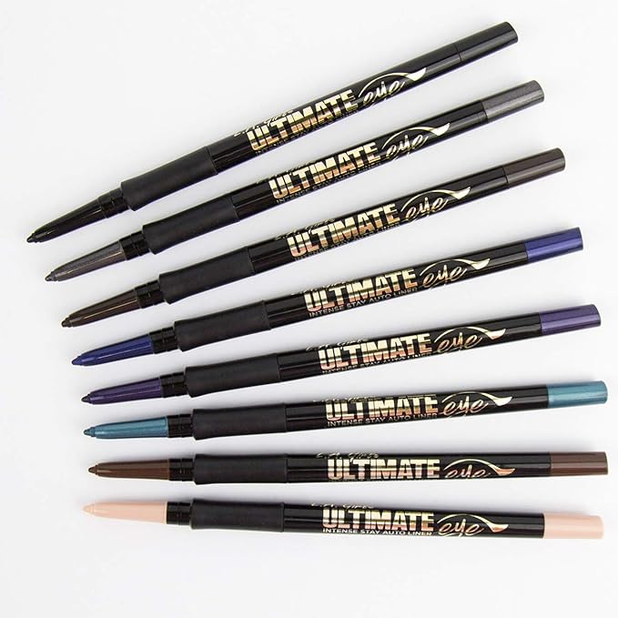 L.A. Girl Ultimate Intense Stay Auto Eyeliner, Totally Teal GP326 (Pack of 5)