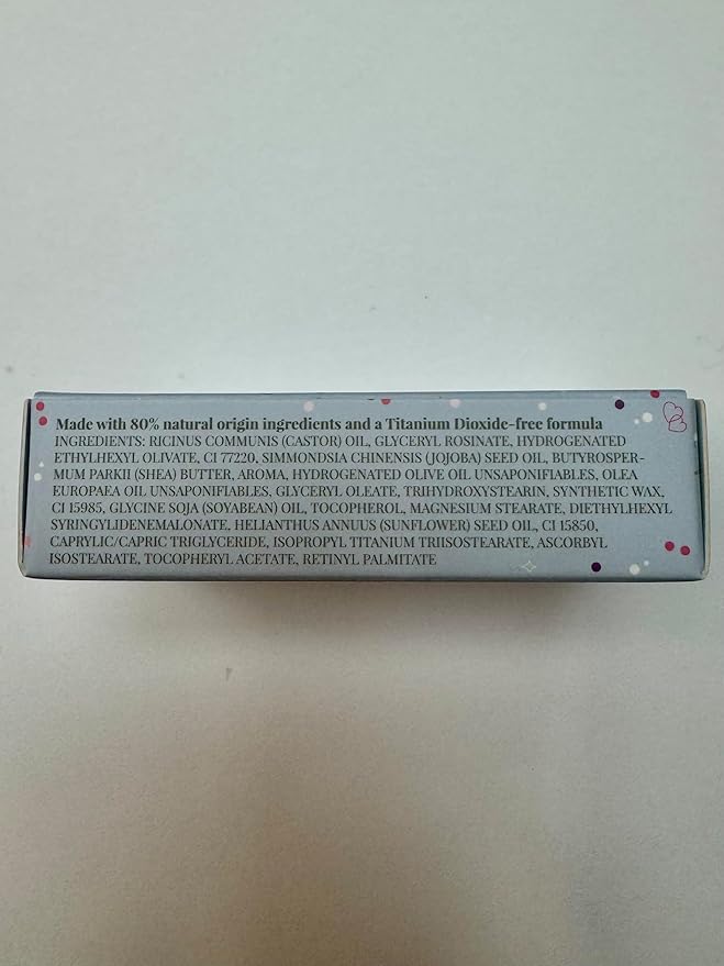 MISS NELLA Fairy Kiss Lip Gloss, Red hydrating children Lip Gloss, watermelon scent, gentle on the skin. gives a sheer kiss of colour, with extra shine.