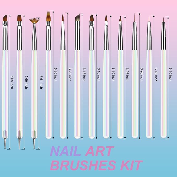 Artdone 12 pcs nail art