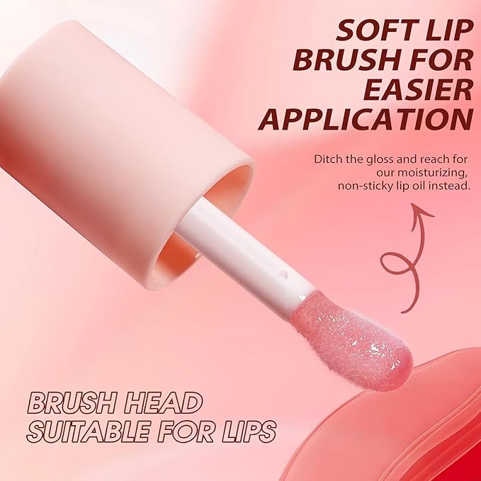 Jolilab Lip Oil, High Shine Hydrating Lip Oil, High