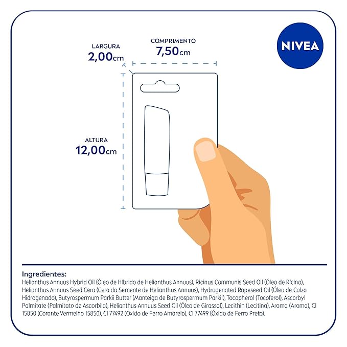 NIVEA Cherry Shine Lip Moisturizer Deep