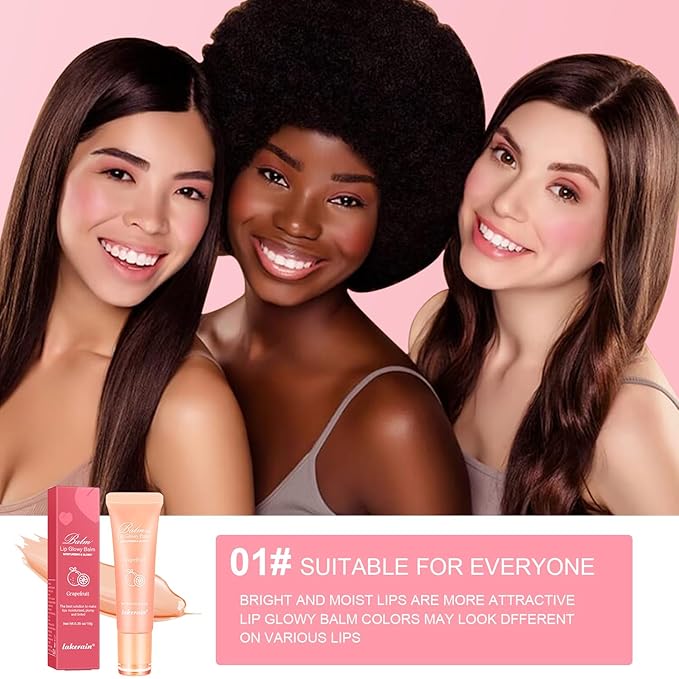 Lip Glowy Balm, Tinted Lip Balm Moisturizing