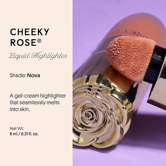 Winky Lux Cheeky Rose Liquid Highlighter, Gel Cream