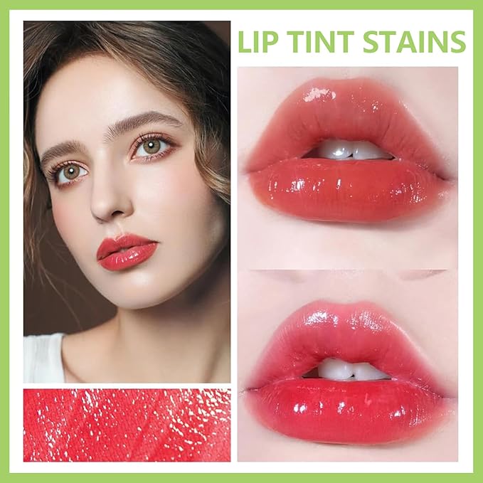 6 Colors Lip Tint Stain Set, Korean Velvet Lip