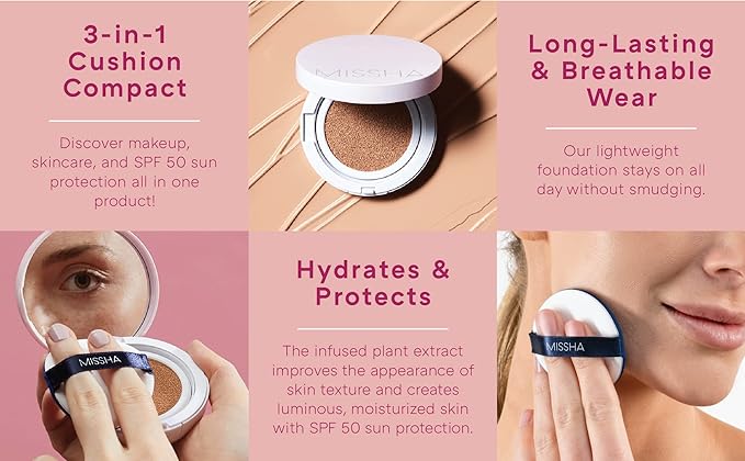 MISSHA Magic Cushion Foundation No.23 Natural Beige for Skin Types