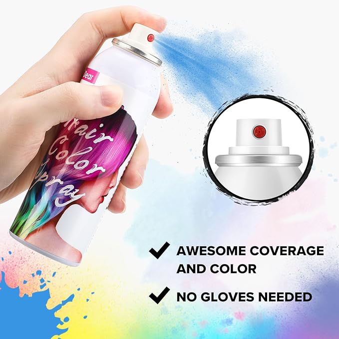 Blue Hair Spray Hair Dye