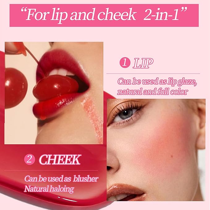 Mini Lip Oil Lip Glaze, 6 Colors Fat Glaze,