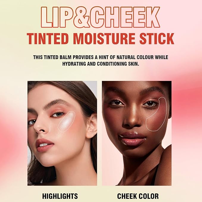 Blush Stick, Cream Blush Stick for Cheeks &