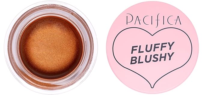 Pacifica Fluffy Blushy Cream Blush – Face Makeup - Fluffy Soft Pink 2-in-1 Whipped Blush for Cheeks & Lips, Air-Whipped Mousse Texture, Hydrating Vegan Collagen, Buildable Dewy Color Clean Beauty