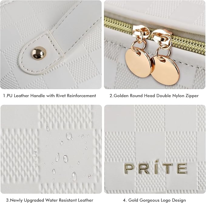 Prite travel cosmetic bag makeup