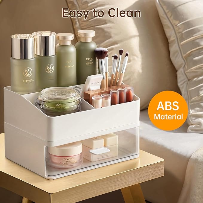 Makeup organizer for vanity, cosmetic