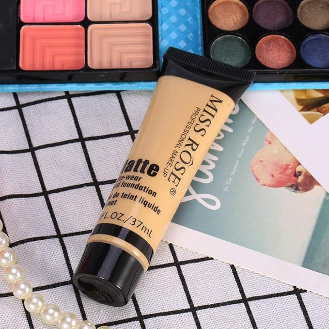 Smooth Liquid Concealer Cream, Makeup Base Face Liquid Block Cream(#4)