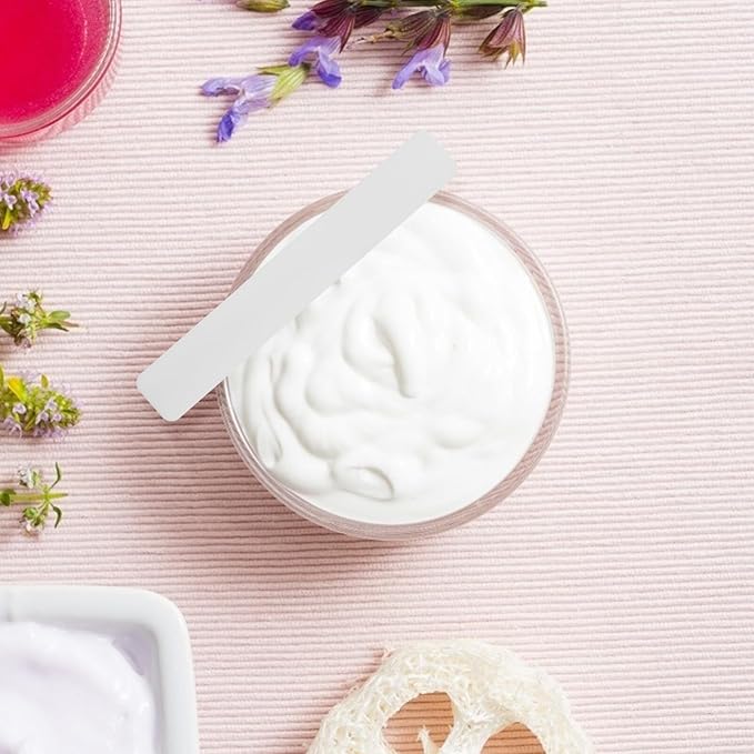 50pcs Soft Film Stick Cream Spoon Cream Spatulas